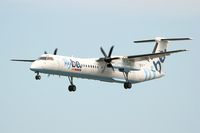 G-JECO @ LFRB - De Havilland Canada DHC-8-402Q Dash 8, Short approach rwy 25L, Brest-Bretagne Airport (LFRB-BES) - by Yves-Q