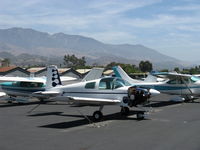 N5703L @ SZP - 1969 American Aviation AA-1 YANKEE CLIPPER, Lycoming O-235 108 Hp, un-cowled engine - by Doug Robertson