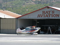 N37852 @ SZP - 1981 Christen EAGLE II, Lycoming IO-360 A&C 200 Hp, at RAY'S AVIATION ramp. Experimental class aerobatic - by Doug Robertson
