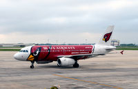 N837AW @ KCLT - Taxi CLT - by Ronald Barker