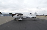 N16894 @ KRHV - G Flux LLC (Sonoma, CA) 2007 Cessna 172S parked on the Nice Air ramp at Reid Hillview Airport, CA. - by Chris Leipelt