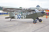 G-AKAZ @ EGSU - Duxford 12.7.15 - by leo larsen