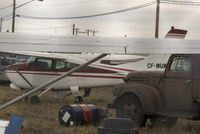 CF-MUK @ CYZF - In wreck area of Ursus Aviation. Missing motor. - by Remi Farvacque