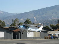 N704JH @ SZP - 1976 Cessna 150M, Continental O-200 100 Hp, takeoff climb Rwy 22 - by Doug Robertson