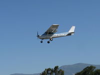 N704JH @ SZP - 1976 Cessna 150M, Continental O-200 100 Hp, on final Rwy 22 - by Doug Robertson