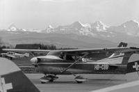 HB-CBB @ LSZB - Original paint-scheme. Foto taken autumn 1966 probably. Scan from b7w-negative. HB-registered from 1965-08-25 until 1994-06-20. - by sparrow9