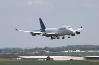 N194UA @ KCID - Arriving Cedar Rapids - by Glenn E. Chatfield