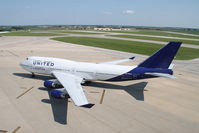N194UA @ KCID - Arriving Cedar Rapids - by Glenn E. Chatfield