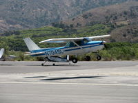 N704SL @ SZP - 1976 Cessna 150M, Continental O-200 100 Hp, takeoff climb Rwy 22 - by Doug Robertson