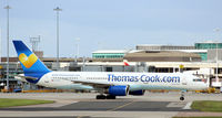 G-FCLI @ EGCC - Taxy to the runway at Manchester Airport EGCC - by Clive Pattle