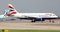 G-EUPW @ EGCC - Taxy for departure Manchester Airport EGCC - by Clive Pattle