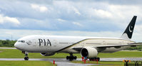 AP-BHW @ EGCC - Heading for the gates after arrival at Manchester Airport EGCC - by Clive Pattle