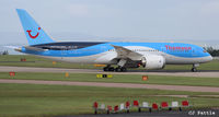 G-TUII @ EGCC - In action at Manchester Airport EGCC - by Clive Pattle