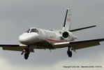 G-IPLY @ EGBJ - on finals at Staverton - by Chris Hall