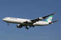 EP-MMB @ EDDL - Mahan Air A 340 first visit to Duesseldorf - by Günter Reichwein