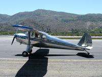 N1298B @ SZP - 1947 Luscombe 8E SILVAIRE, Continental C-85 85 Hp, taxi back - by Doug Robertson