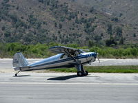 N1298B @ SZP - 1947 Luscombe 8E SILVAIRE, Continental C-85 85 Hp, landing roll Rwy 22 - by Doug Robertson