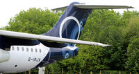G-IRJX @ EGCC - Tail view - On static display at the Viewing Area at Manchester airport EGCC - free entry. - by Clive Pattle