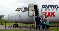 G-IRJX @ EGCC - On static display at the Viewing Area at Manchester airport EGCC - free entry. - by Clive Pattle