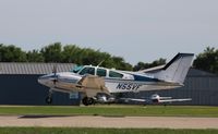 N55VF @ KOSH - Beech B55 - by Mark Pasqualino