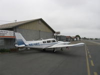 N814RC @ SZP - 1966 Piper PA-30 TWIN COMANCHE, two Lycoming IO-320 160 Hp turbocharged and counter-rotating props upgrade-in effect, a PA-39. Smaller & lighter than a contemporary C-310 twin, but with tip tanks. - by Doug Robertson