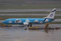 4X-EKM @ LOWW - UP Boeing 737