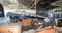 UNKNOWN @ KFTW - Twin blue aircraft at Vintage Flight Museum
