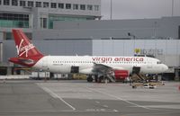 N854VA @ KSFO - Airbus A320 - by Mark Pasqualino