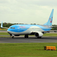 G-FDZU @ EGCC - Taxy at EGCC - by Clive Pattle
