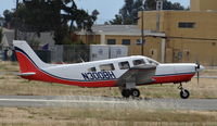 N300BH @ KRHV - Green Valley Corp. (San Jose, CA) 1980 Piper Saratoga landing runway 31R at Reid Hillview Airport, CA. - by Chris Leipelt