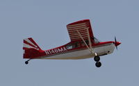 N146MA @ KRHV - A transient 2002 Citabria 8KCAB departing on runway 13L during the Young Eagles event at Reid Hillview Airport, CA. - by Chris Leipelt