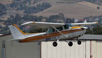 N9568G @ KRHV - Nice Air LLC (San Jose, CA) locally based 1979 Cessna 172N departing runway 13L at Reid Hillview Airport, CA. - by Chris Leipelt