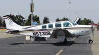 N523DB @ KRHV - A transient 1999 Beechcraft A36TC Bonanza in from nearby Palo Alto, CA for the Young Eagles event at Reid Hillview Airport, CA. - by Chris Leipelt