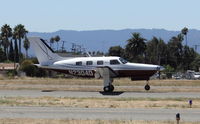 N2304D @ KRHV - B&B Consolidated LLC (Santa Cruz, CA) locally based Piper Malibu Matrix landing on runway 31R at Reid Hillview Airport, CA. - by Chris Leipelt