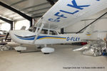 G-FLKY @ EGNU - Full Sutton resident - by Chris Hall