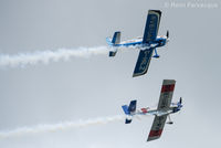 G-RVMZ - Display off of the Plymouth Hoe for Military Appreciation Day, UK. With G-HILZ. - by Remi Farvacque