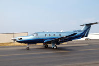 N625MC @ KPAE - Pilatus taxing by after landing on 34R at Paine Field. - by Eric Olsen