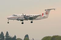 F-GOOB @ LFRB - Beech 1900C, Short approach rwy 25L, Brest-Bretagne Airport (LFRB-BES) - by Yves-Q