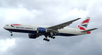 G-VIIM - British Airways B777 -236ER landing runway 27L