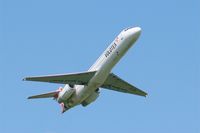 EI-EXA @ LFRB - Boeing 717-2BL, Take off rwy 07R, Brest-Bretagne Airport (LFRB-BES) - by Yves-Q