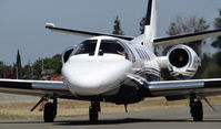 N511HC @ KRHV - Pacific Aviation Aircraft Management Inc (Ontario, OR) 1979 Cessna Citation I taxing out for departure at Reid Hillview Airport, San Jose, CA. - by Chris Leipelt