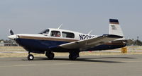 N2003N @ KRHV - Privately owned 1977 Mooney M20K taxing out for departure to Washington at Reid Hillview Airport, San Jose, CA. - by Chris Leipelt
