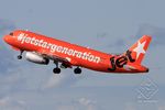 VH-VGF @ NZAA - away as JQ247 to NZCH - by Bill Mallinson