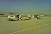 N39932 @ TCY - 932 with N9078E at Tracy airport. Two very good planes.With the same Cont.65,one is 10-12 MPH faster yet landing & takeoff are  about the same. View is to the west.