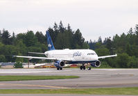 N516JB @ KPAE - Airbus A320 - by Eric Olsen