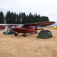 N9751K @ KAWO - 1947 Stinson at the Arlington Fly-in. - by Eric Olsen