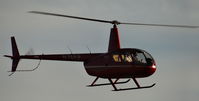 N74EP @ KRHV - Wings and Wheels LLC (Atherton, CA) 2013 Robinson R44 doing stop and goes on runway 31L at Reid Hillview Airport, San Jose, CA. - by Chris Leipelt