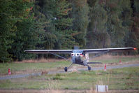 N47140 @ WA77 - 1947 Cessna just after touching down. - by Eric Olsen