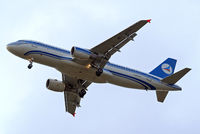 4K-AZ77 @ EGLL - Airbus A320-214 (2846] (Azerbaijan Airlines) Home~G 11/06/2013. On approach 27R. - by Ray Barber