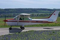 HB-CQL @ LSZG - taxi to apron - by sparrow9